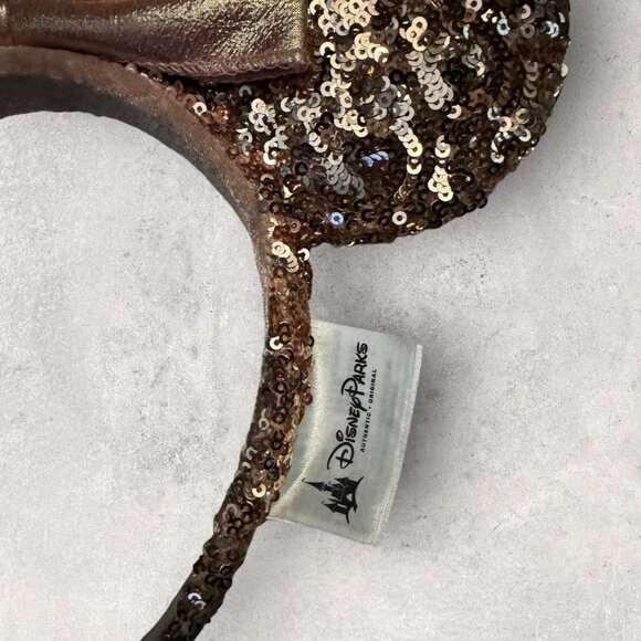 Disney - Original Rose Gold Sequin Minnie Ears - Picture 2 of 2